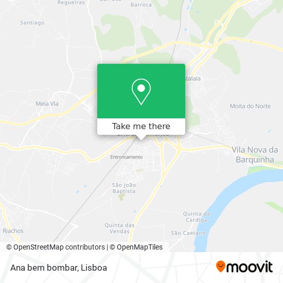 Ana bem bombar mapa