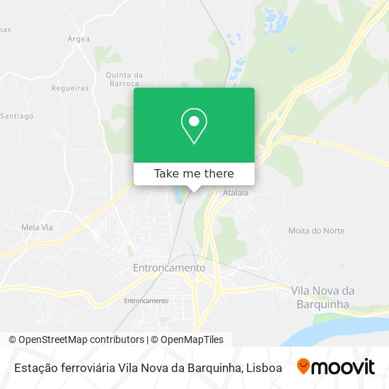 Estação ferroviária Vila Nova da Barquinha map