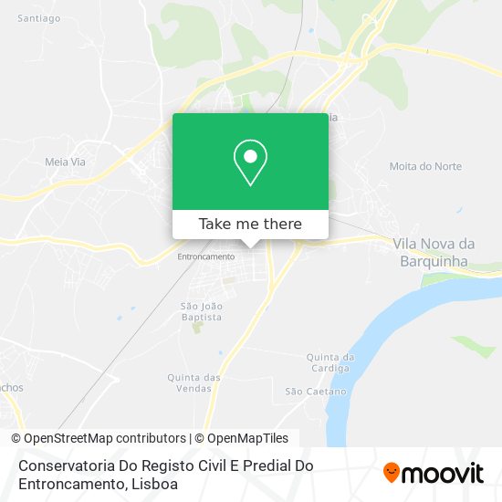 Conservatoria Do Registo Civil E Predial Do Entroncamento map