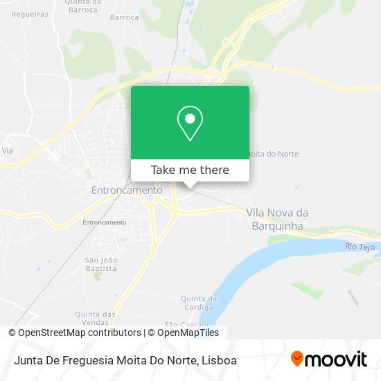 Junta De Freguesia Moita Do Norte mapa
