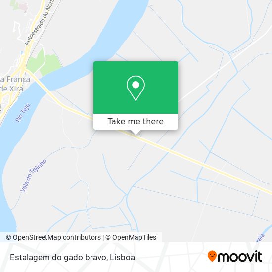 Estalagem do gado bravo map