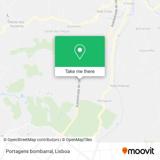 Portagens bombarral mapa