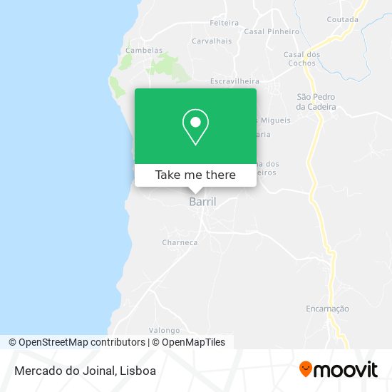 Mercado do Joinal mapa