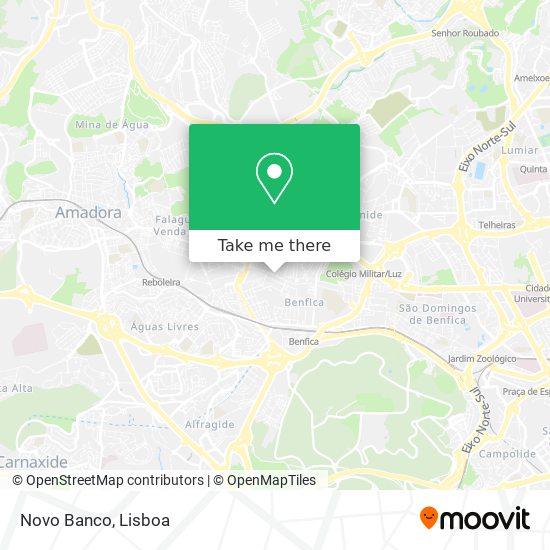 Novo Banco map