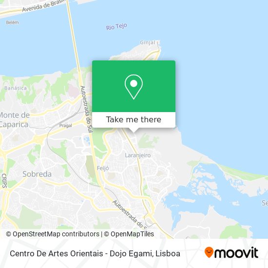 Centro De Artes Orientais - Dojo Egami map