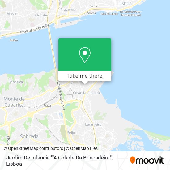 Jardim De Infância ""A Cidade Da Brincadeira"" map