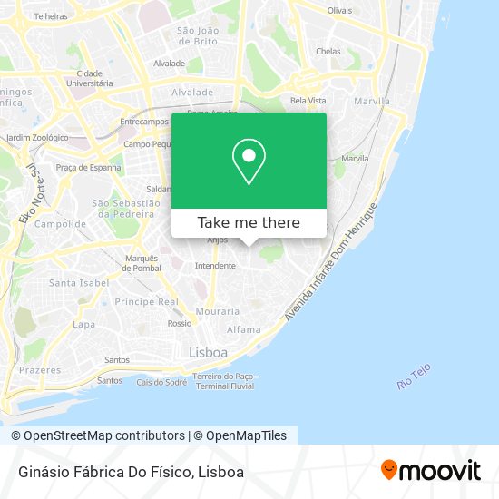 Ginásio Fábrica Do Físico map