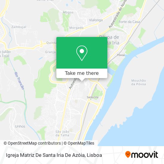 Igreja Matriz De Santa Iria De Azóia mapa