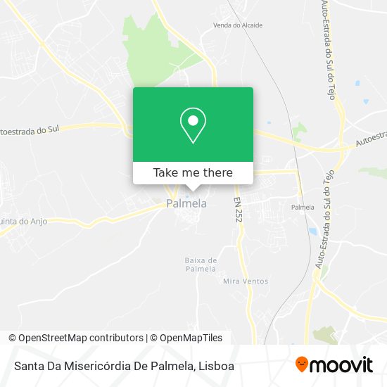 Santa Da Misericórdia De Palmela map