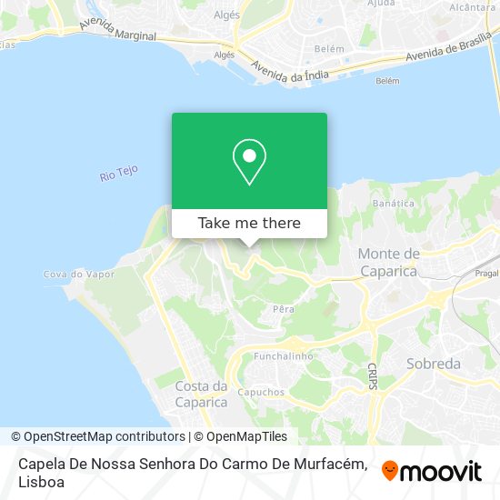 Capela De Nossa Senhora Do Carmo De Murfacém mapa
