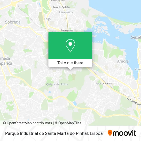 Parque Industrial de Santa Marta do Pinhal map