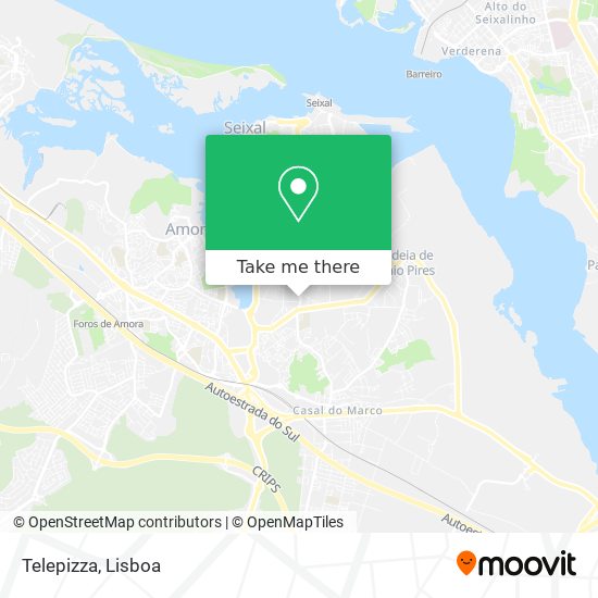 Telepizza map