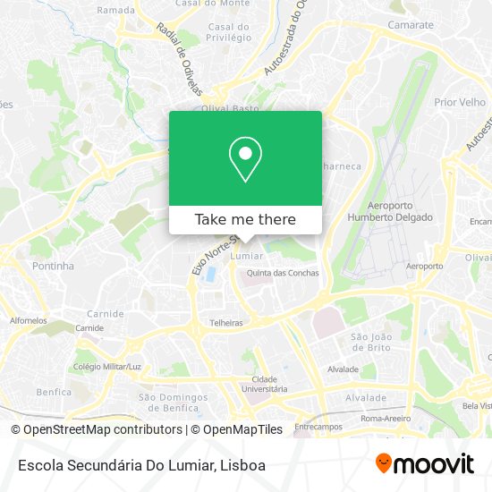 Escola Secundária Do Lumiar map