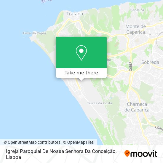 Igreja Paroquial De Nossa Senhora Da Conceição mapa