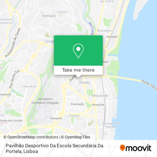 Pavilhão Desportivo Da Escola Secundária Da Portela map