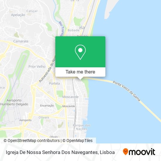 Igreja De Nossa Senhora Dos Navegantes map