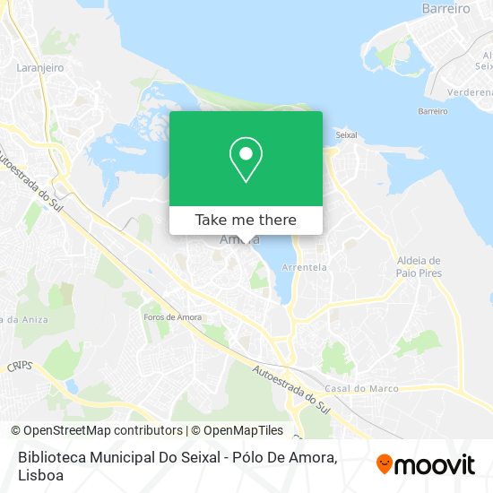 Biblioteca Municipal Do Seixal - Pólo De Amora mapa