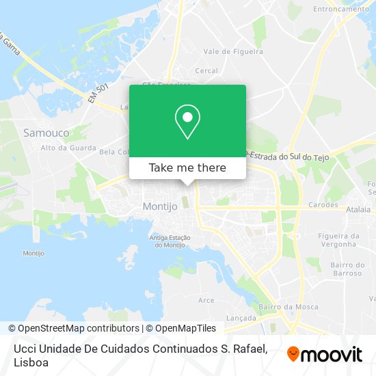 Ucci Unidade De Cuidados Continuados S. Rafael map