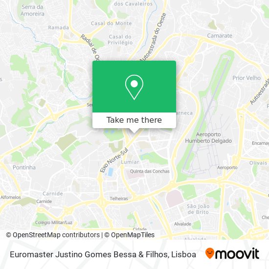 Euromaster Justino Gomes Bessa & Filhos map