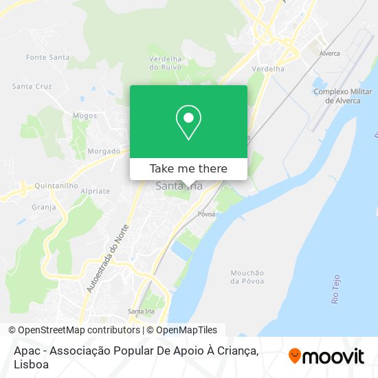 Apac - Associação Popular De Apoio À Criança map