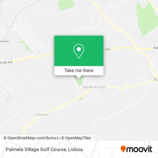 Palmela Village Golf Course map