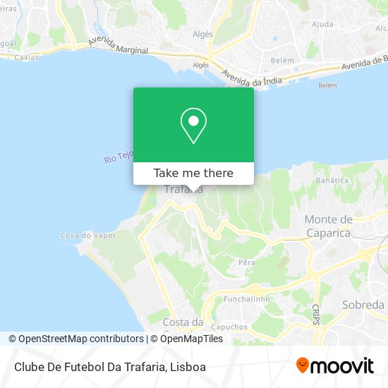 Clube De Futebol Da Trafaria map