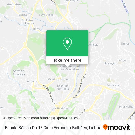 Escola Básica Do 1º Ciclo Fernando Bulhões map