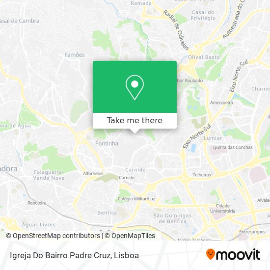 Igreja Do Bairro Padre Cruz map