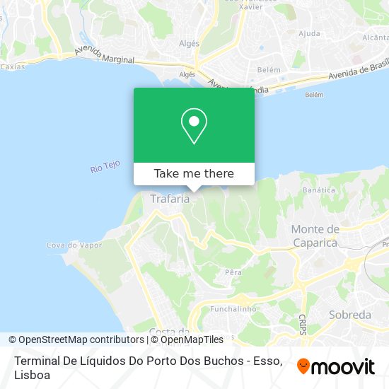 Terminal De Líquidos Do Porto Dos Buchos - Esso map