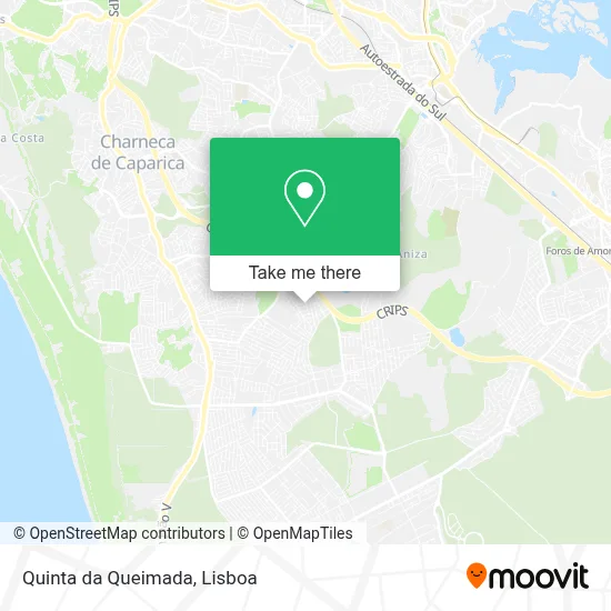 Quinta da Queimada map