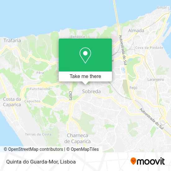 Quinta do Guarda-Mor map