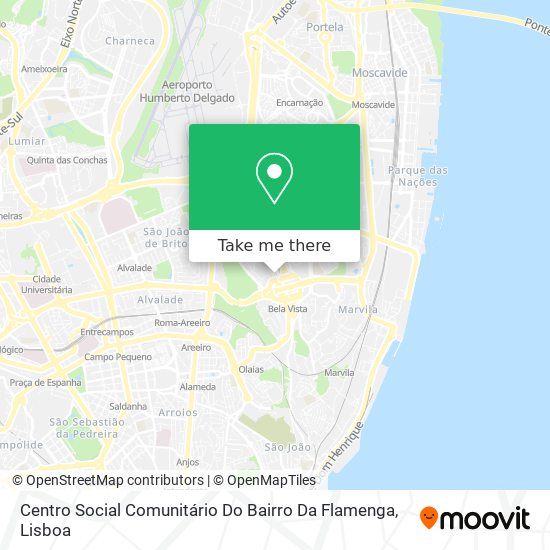 Centro Social Comunitário Do Bairro Da Flamenga map