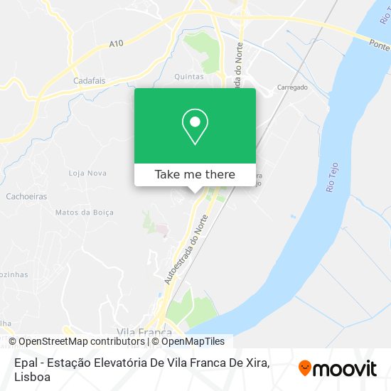 Epal - Estação Elevatória De Vila Franca De Xira map