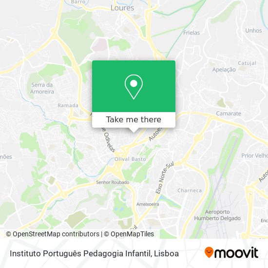 Instituto Português Pedagogia Infantil map