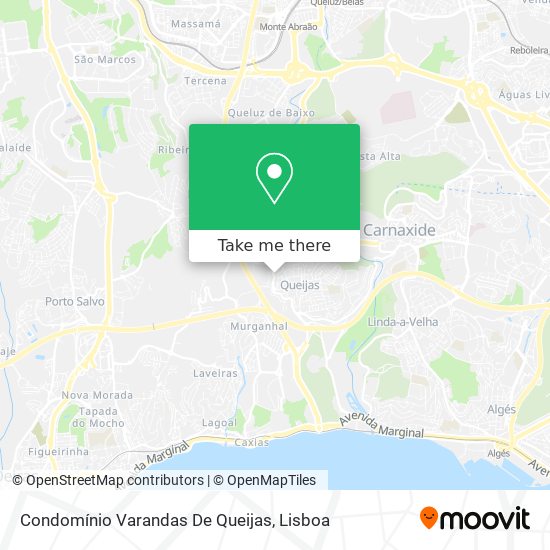 Condomínio Varandas De Queijas map