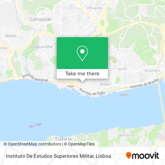 Instituto De Estudos Superiores Militar map