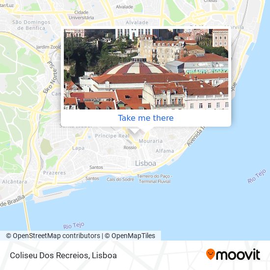 Coliseu Dos Recreios map