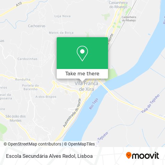 Escola Secundária Alves Redol map