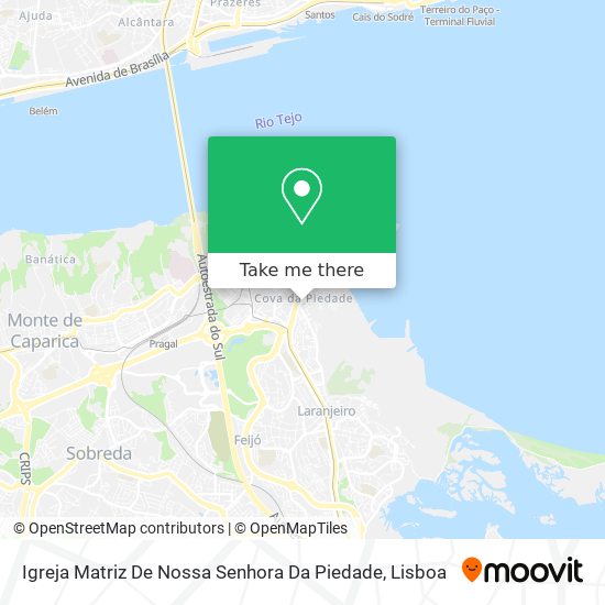 Igreja Matriz De Nossa Senhora Da Piedade mapa