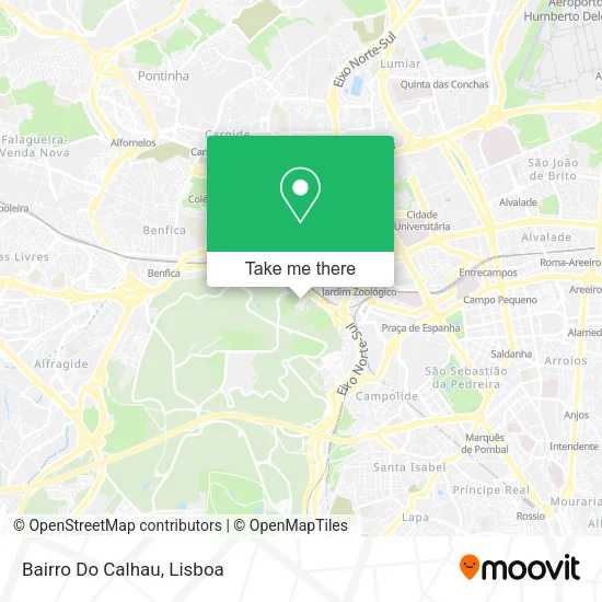 Bairro Do Calhau map