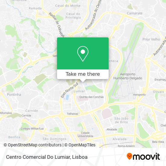 Centro Comercial Do Lumiar mapa