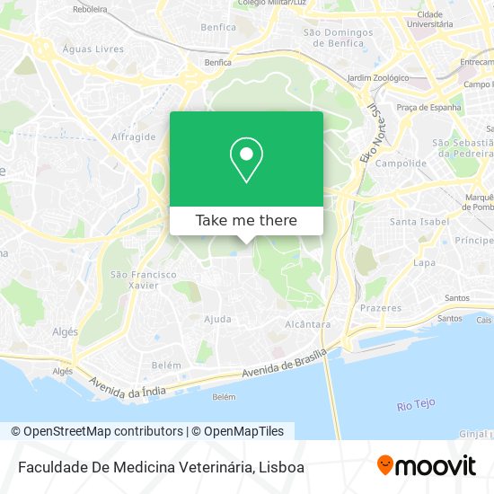 Faculdade De Medicina Veterinária map