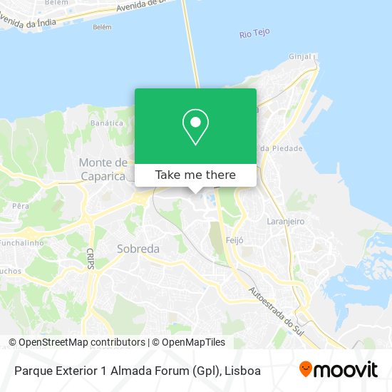 Parque Exterior 1 Almada Forum (Gpl) map