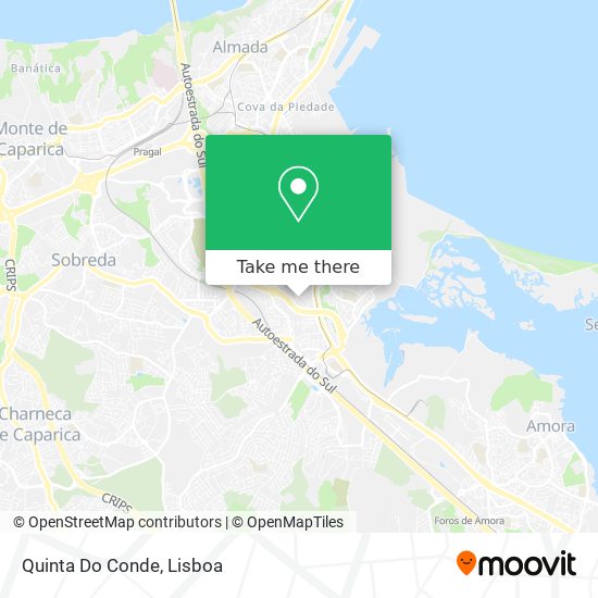 Quinta Do Conde mapa