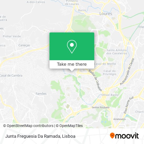 Junta Freguesia Da Ramada map