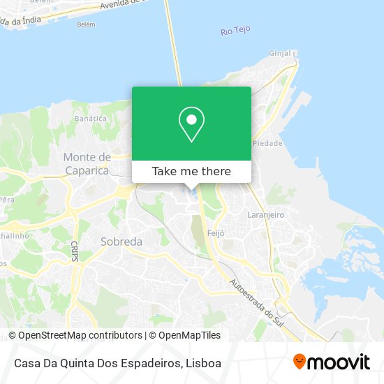 Casa Da Quinta Dos Espadeiros map