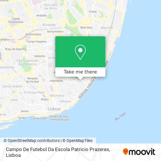 Campo De Futebol Da Escola Patricio Prazeres map