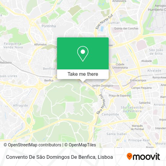 Convento De São Domingos De Benfica map