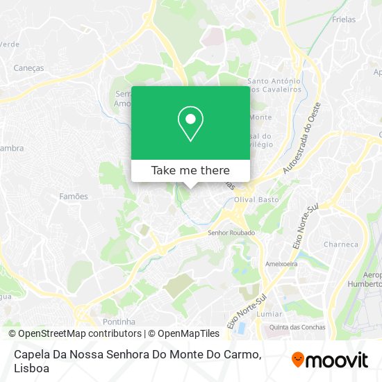 Capela Da Nossa Senhora Do Monte Do Carmo map