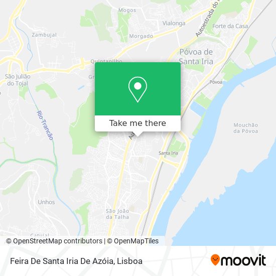 Feira De Santa Iria De Azóia mapa